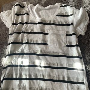 Striped casual tee